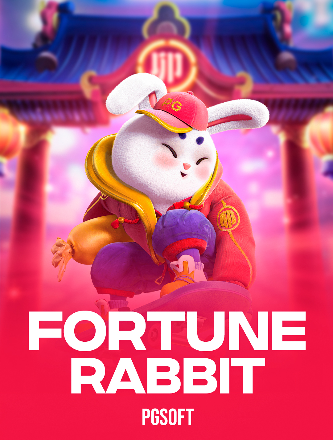 Tela de bônus do Fortune Rabbit com multiplicadores